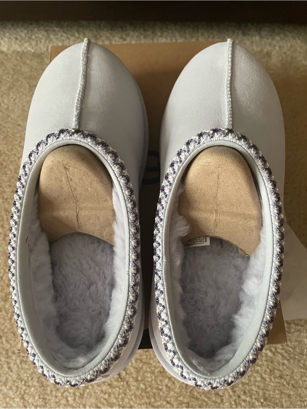 Authentic New Ugg Tasman Kids’ Size 6 (Women’s 7.5) Pretty Misty Wisteria Purple - Picture 7 of 10